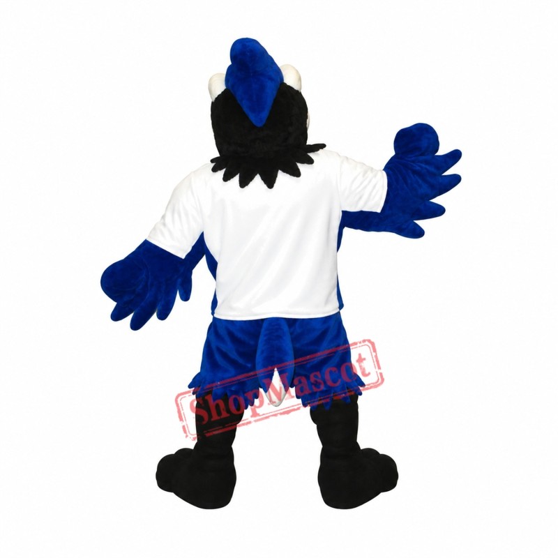 Fierce Lightweight Blue Jay Mascot Costume Fierce Lightweight Blue Jay Mascot Costume