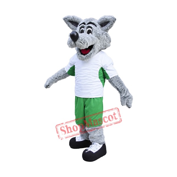 Happy Lightweight Wolf Mascot Costume Happy Lightweight Wolf Mascot Costume