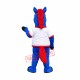 Happy Blue Horse Mascot Costume Happy Blue Horse Mascot Costume