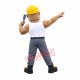 Roughneck Mascot Costume Roughneck Mascot Costume