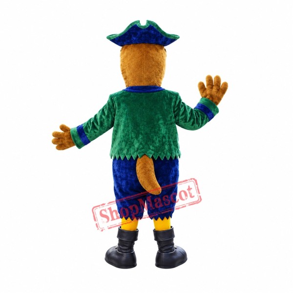 Pirate Pelican Mascot Costume Pirate Pelican Mascot Costume