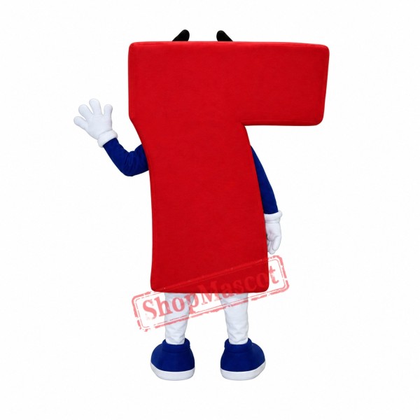 Lucky Seven Mascot Costume Lucky Seven Mascot Costume