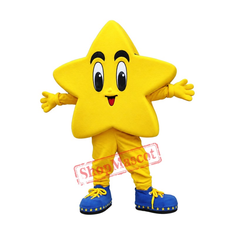 Happy Lightweight Star Mascot Costume Happy Lightweight Star Mascot Costume