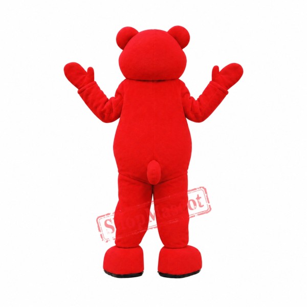 Red Lightweight Bear Mascot Costume Red Lightweight Bear Mascot Costume
