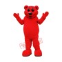 Red Lightweight Bear Mascot Costume