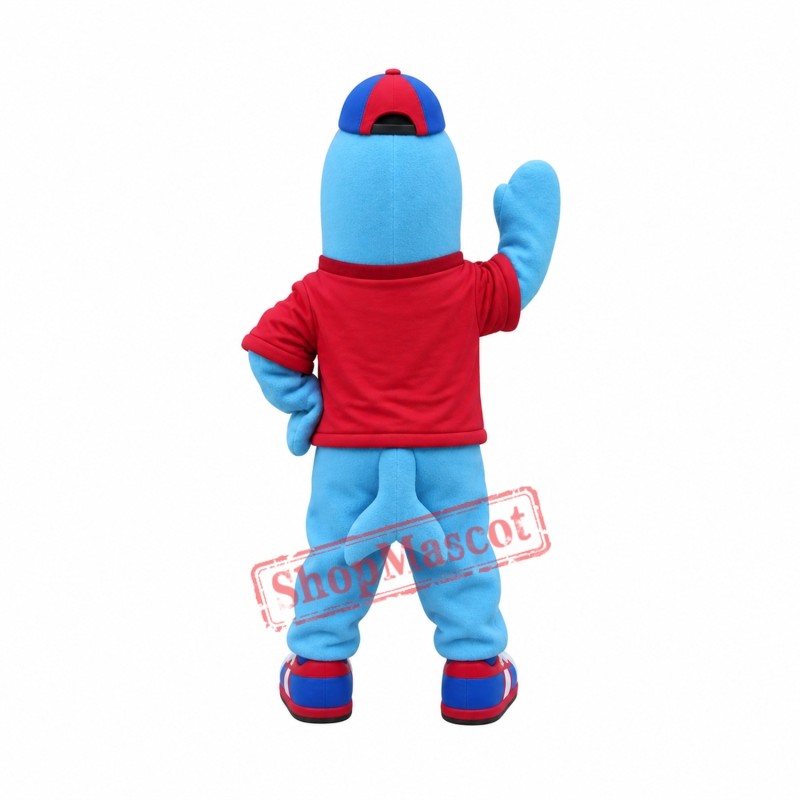 Happy Lightweight Dolphin Mascot Costume Happy Lightweight Dolphin Mascot Costume