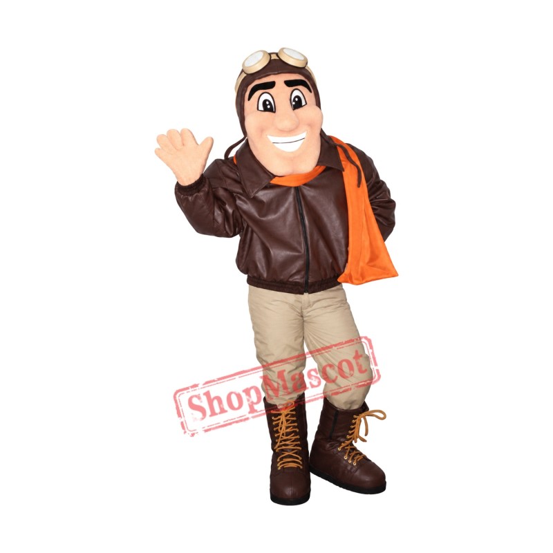 Top Quality Pilot Mascot Costume