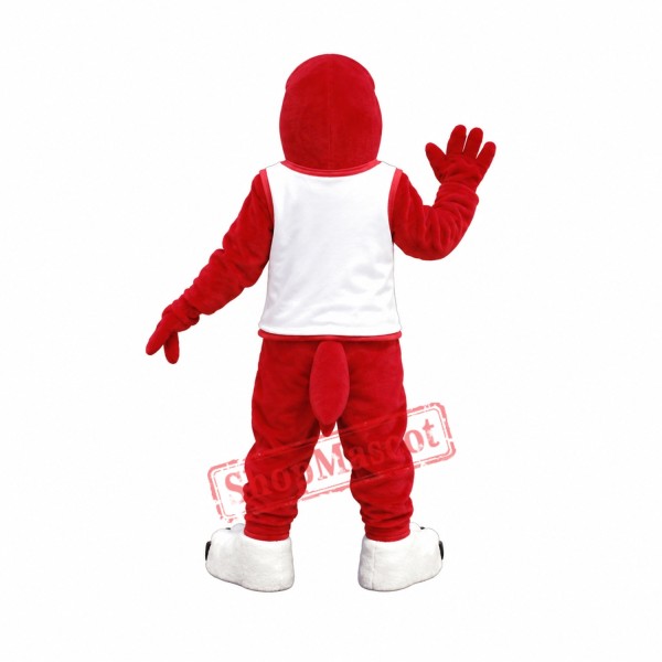Fierce Red Falcon Mascot Costume Fierce Red Falcon Mascot Costume
