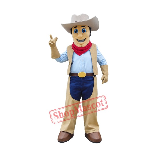 Top Quality Cowboy Mascot Costume