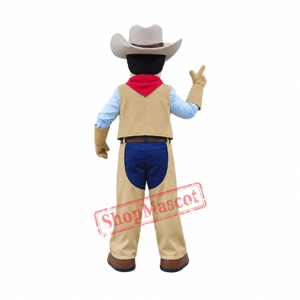 Top Quality Cowboy Mascot Costume Top Quality Cowboy Mascot Costume