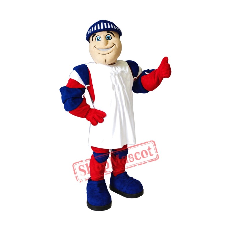 Happy Knight Mascot Costume Happy Knight Mascot Costume