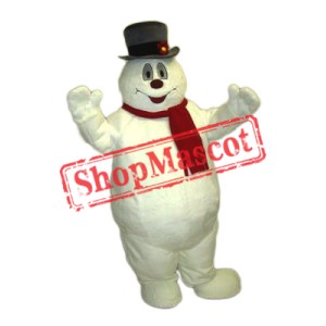 Happy Lightweight Snowman Mascot Costume