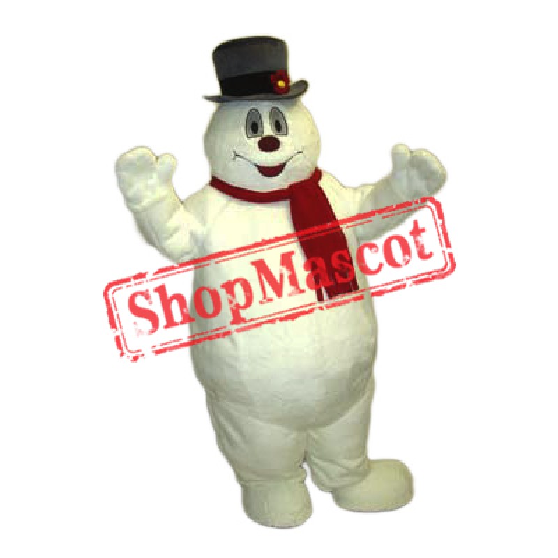 Happy Lightweight Snowman Mascot Costume