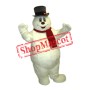 Happy Lightweight Snowman Mascot Costume