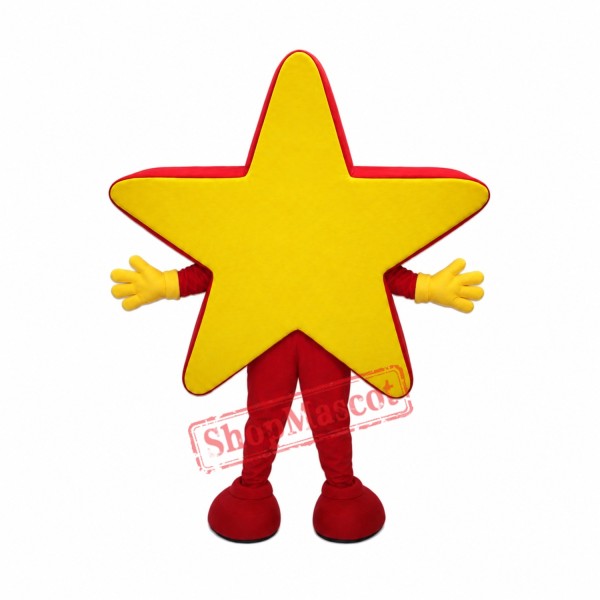 Smiling Lightweight Star Mascot Costume Smiling Lightweight Star Mascot Costume
