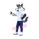 Friendly Lightweight Wolf Mascot Costume Friendly Lightweight Wolf Mascot Costume
