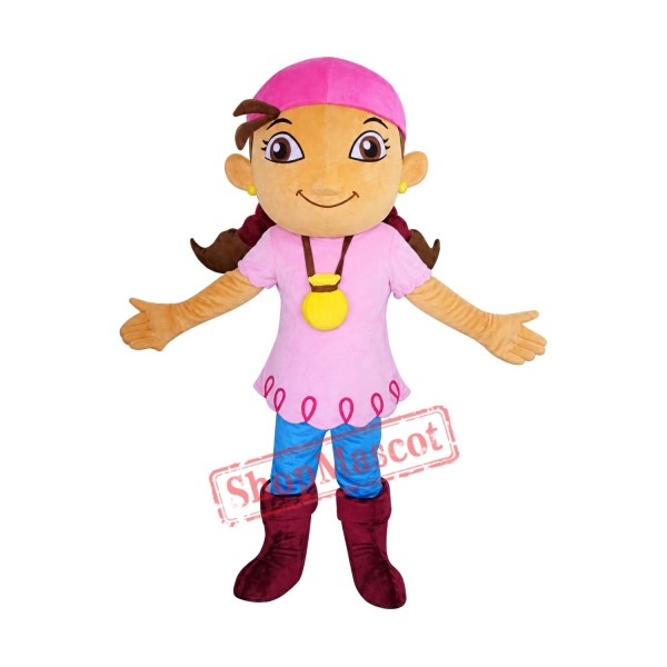 Pirate Izzy Mascot Costume
