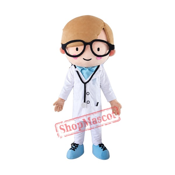 Man Doctor Mascot Costume Man Doctor Mascot Costume
