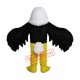 High Quality Black Eagle Mascot Costume High Quality Black Eagle Mascot Costume