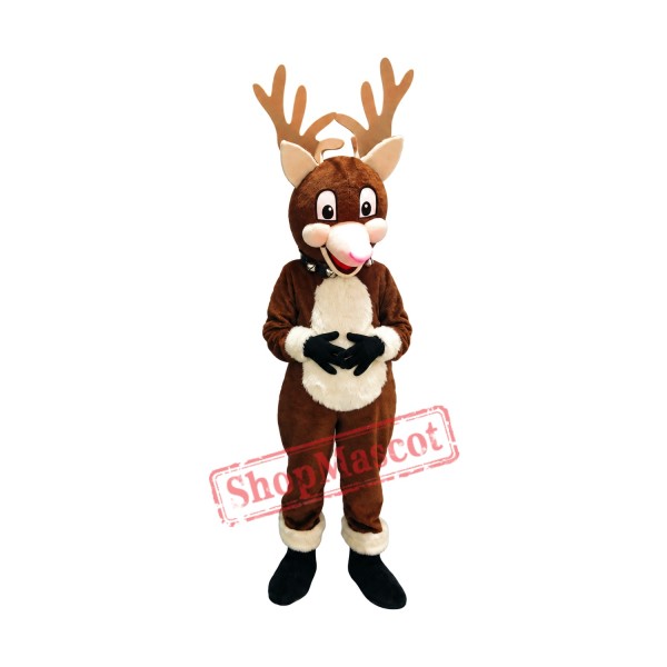 High Quality Christmas Reindeer Mascot Costume High Quality Christmas Reindeer Mascot Costume