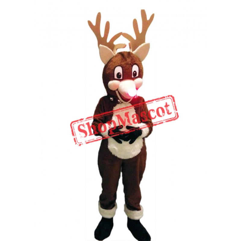High Quality Christmas Reindeer Mascot Costume