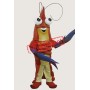 Happy Lightweight Prawn Mascot Costume