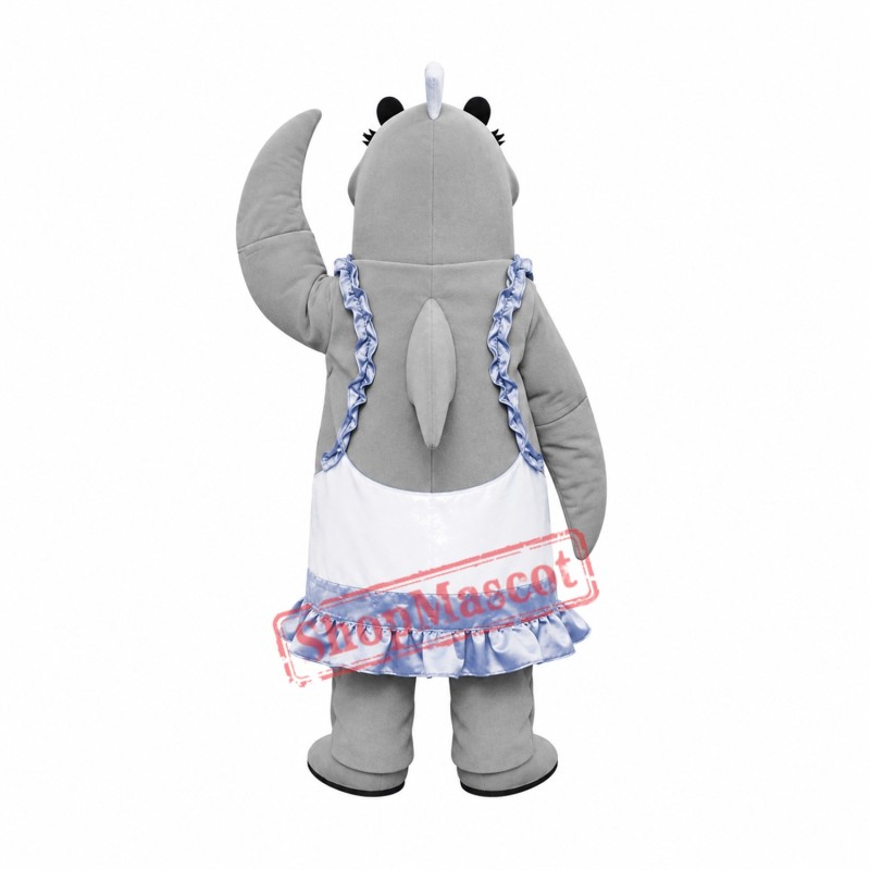 Chef Dolphin Mascot Costume Chef Dolphin Mascot Costume