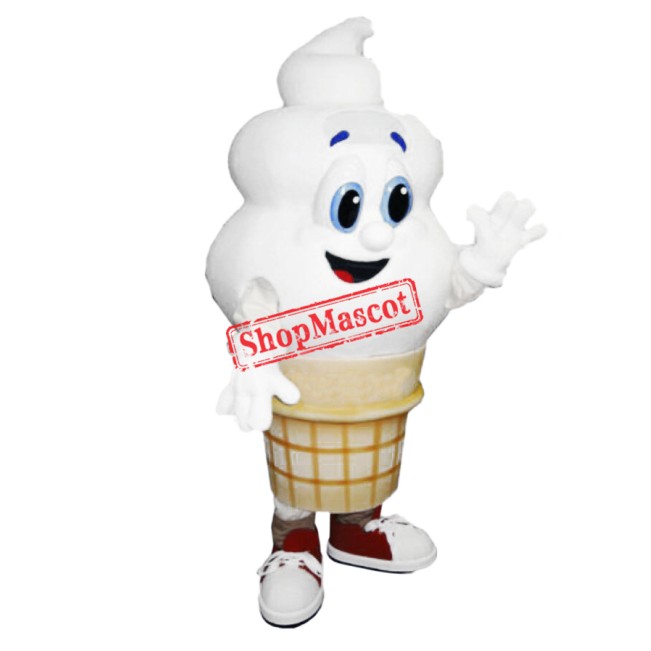 Happy Lightweight Ice Cream Mascot Costume