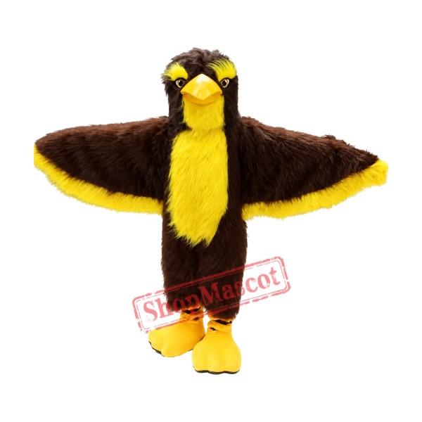 Brown Eagle Mascot Costume
