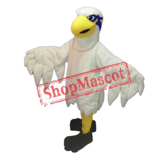 White Lightweight Hawk Mascot Costume