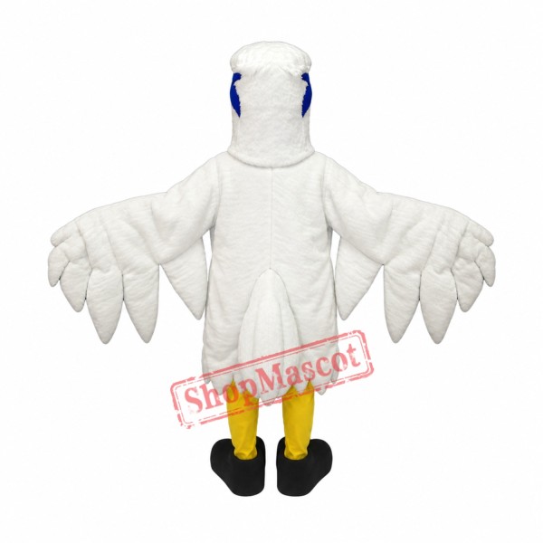 White Lightweight Hawk Mascot Costume White Lightweight Hawk Mascot Costume