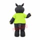 Happy Lightweight Rhino Mascot Costume