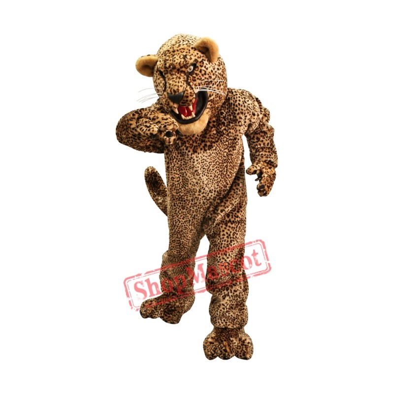 Fierce Lightweight Leopard Mascot Costume Fierce Lightweight Leopard Mascot Costume