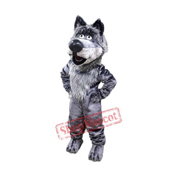 Friendly Animal Wolf Mascot Costume