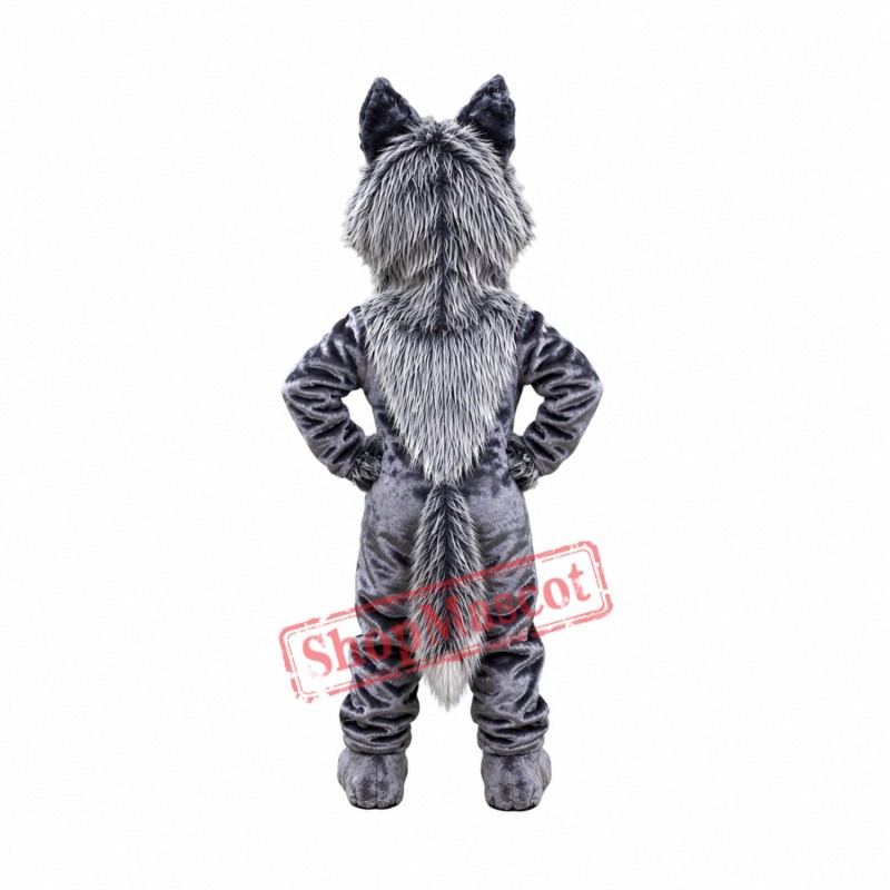 Friendly Animal Wolf Mascot Costume
