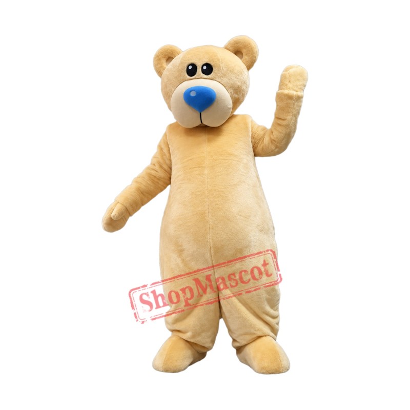 Cute Yellow Lightweight Bear Mascot Costume Cute Yellow Lightweight Bear Mascot Costume