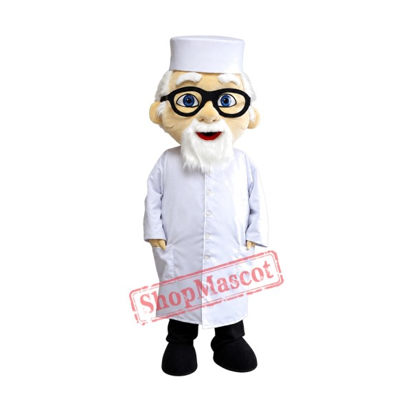 Old Doctor Mascot Costume