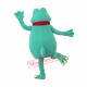 Happy Green Frog Mascot Costume Happy Green Frog Mascot Costume