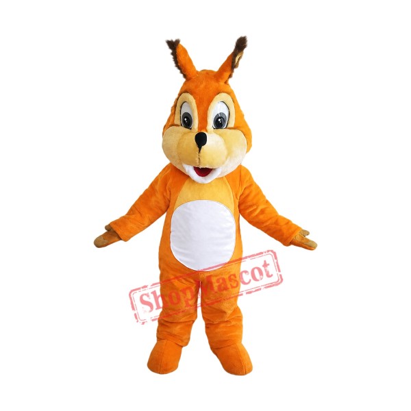 Friendly Animal Squirrel Mascot Costume