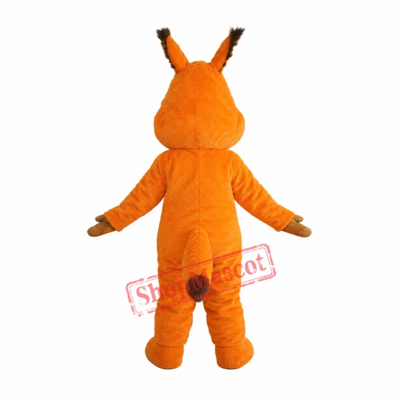 Friendly Animal Squirrel Mascot Costume
