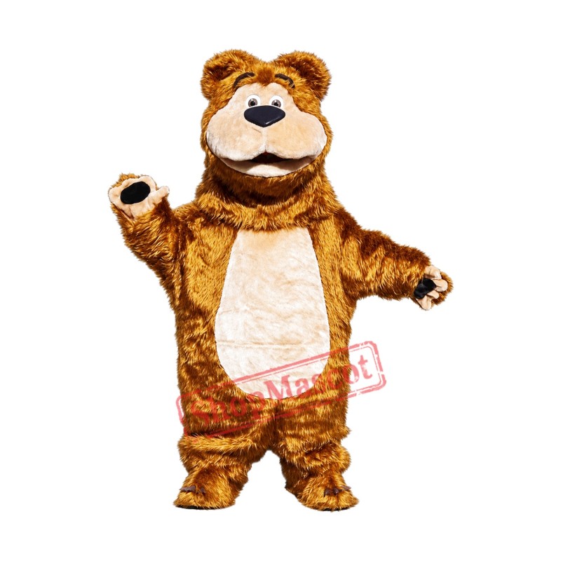 Cute Furry Bear Mascot Costume Cute Furry Bear Mascot Costume
