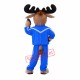 Sport Elk Mascot Costume Sport Elk Mascot Costume