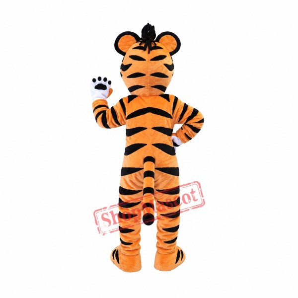 Happy Lightweight Animal Tiger Mascot Costume