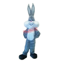 Grey Lightweight Rabbit Mascot Costume