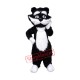 White & Black Animal Cat Mascot Costume White & Black Animal Cat Mascot Costume