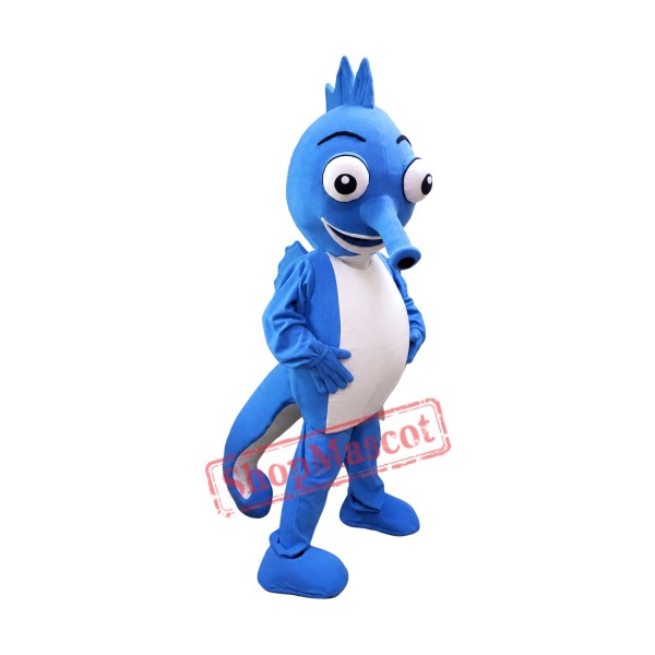 Happy Sea Horse Mascot Costume Happy Sea Horse Mascot Costume