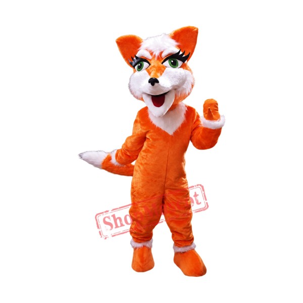 Happy Lightweight Fox Mascot Costume Happy Lightweight Fox Mascot Costume