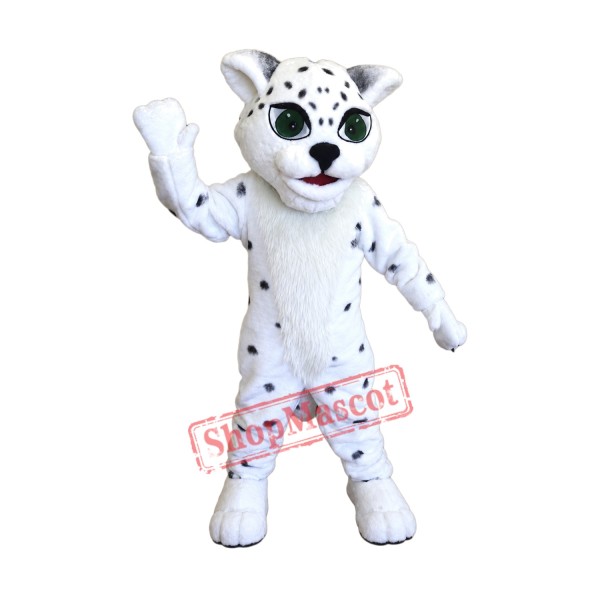 Happy Lightweight Snow Leopard Mascot Costume Happy Lightweight Snow Leopard Mascot Costume