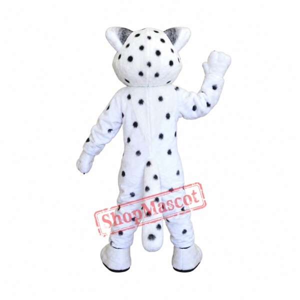 Happy Lightweight Snow Leopard Mascot Costume Happy Lightweight Snow Leopard Mascot Costume