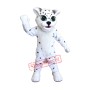 Happy Lightweight Snow Leopard Mascot Costume